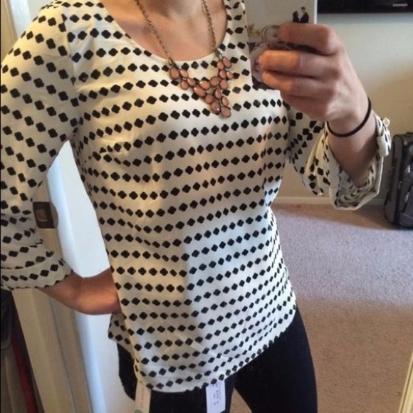 Stitch Fix - patteen top medium by brixton ivy - Picture 6 of 12